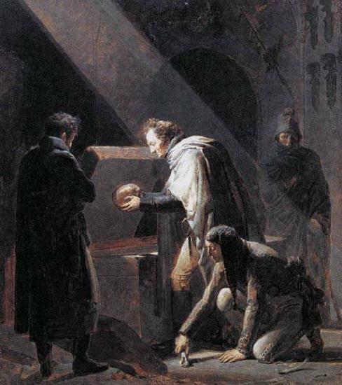 Jean Honore Fragonard Vivant Denon Replacing El Cid-s Remains in their Tombs